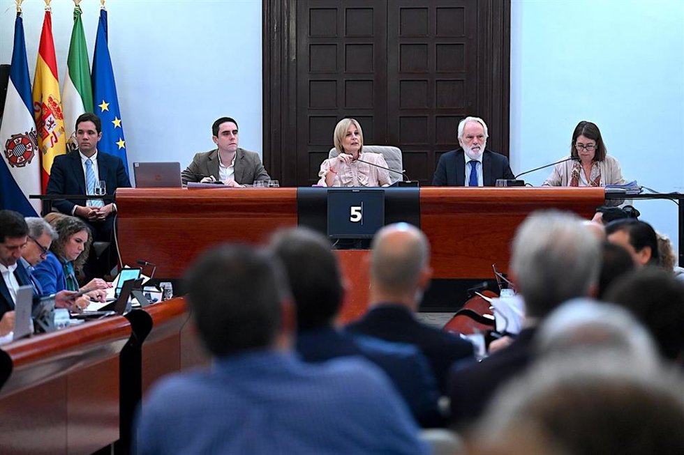 Archivo - Imagen de uno de los plenos del Ayuntamiento de Jerez.