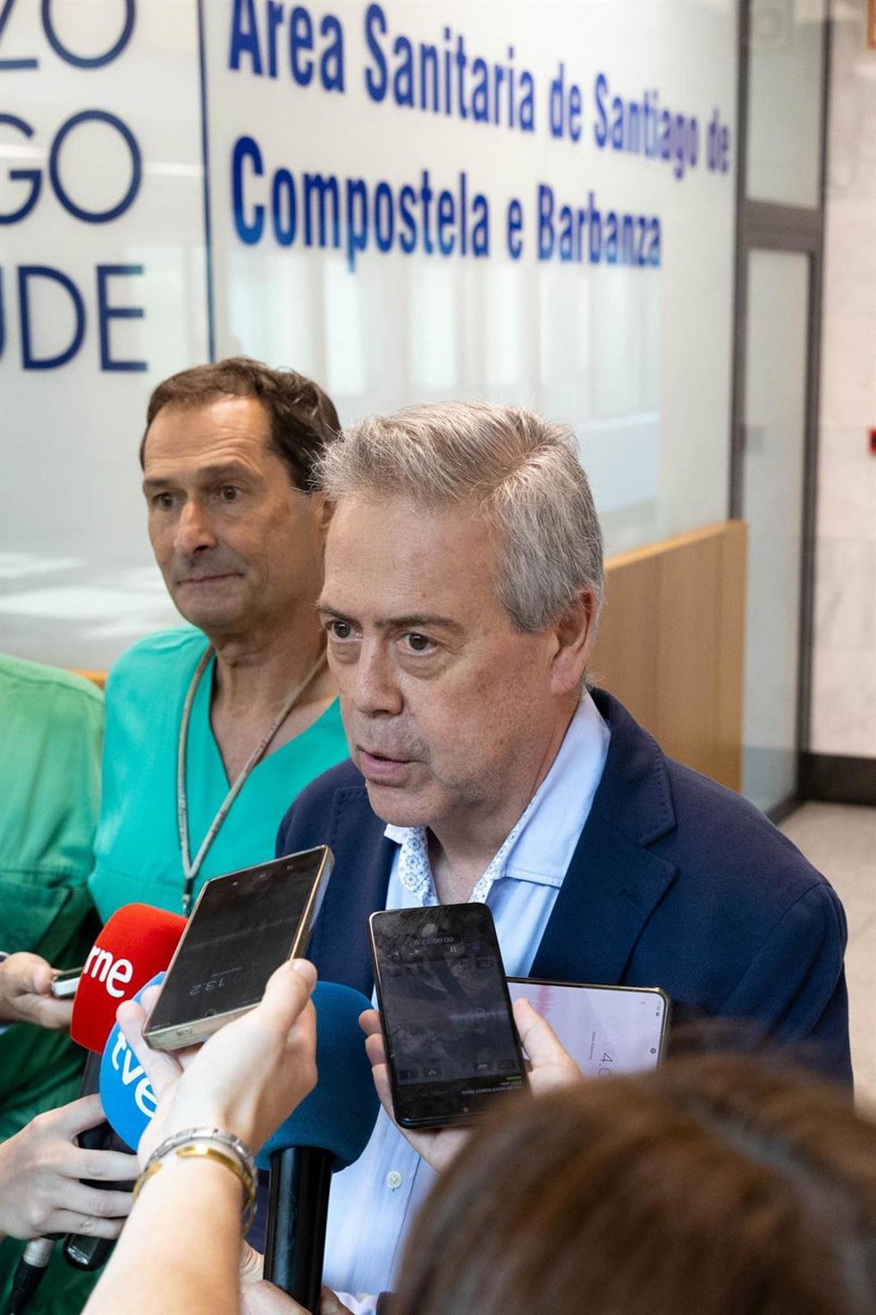 El conselleiro de Sanidade, Antonio Gómez Caamaño