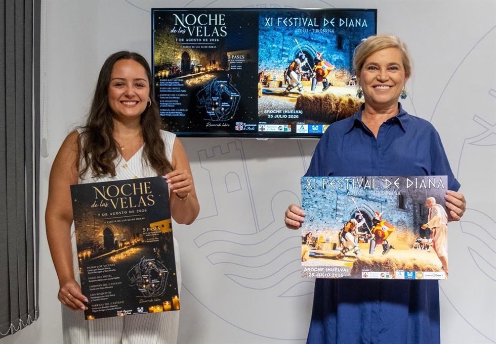 Presentación del XI Festival de Diana y la Noche de las Velas de Aroche.