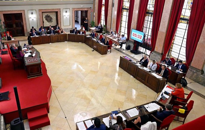 Pleno del Ayuntamiento de Murcia del mes de junio (Archivo)