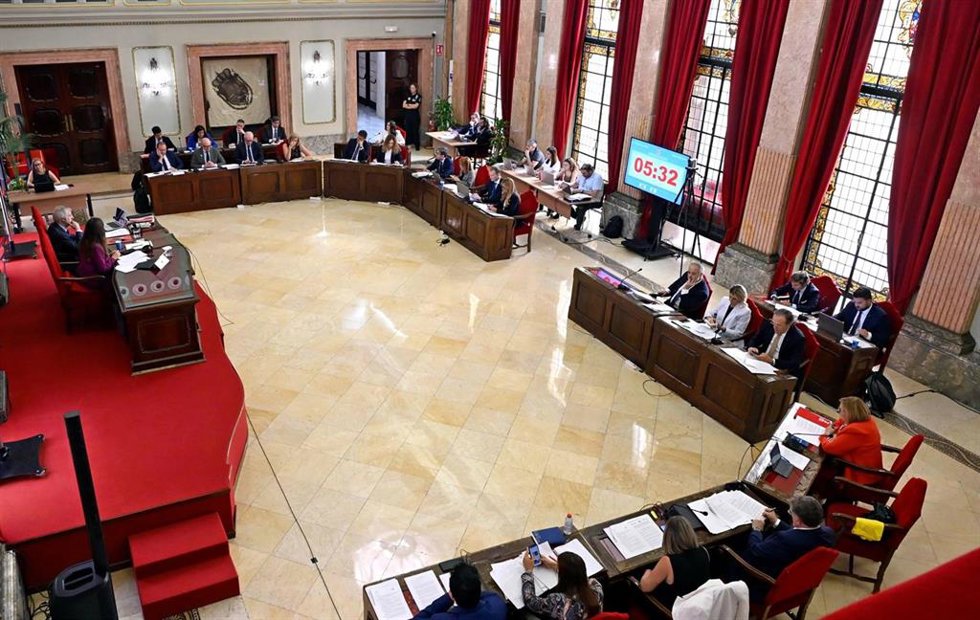 Pleno del Ayuntamiento de Murcia del mes de junio (Archivo)