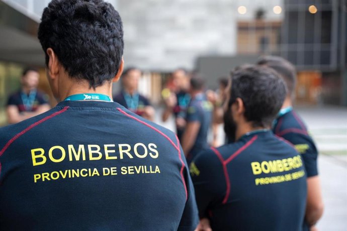 Efectivos del Consorcio de Bomberos de Sevilla.