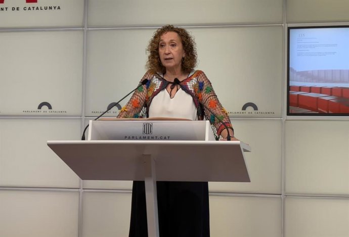 La portaveu d'ERC al Parlament, Ester Capella