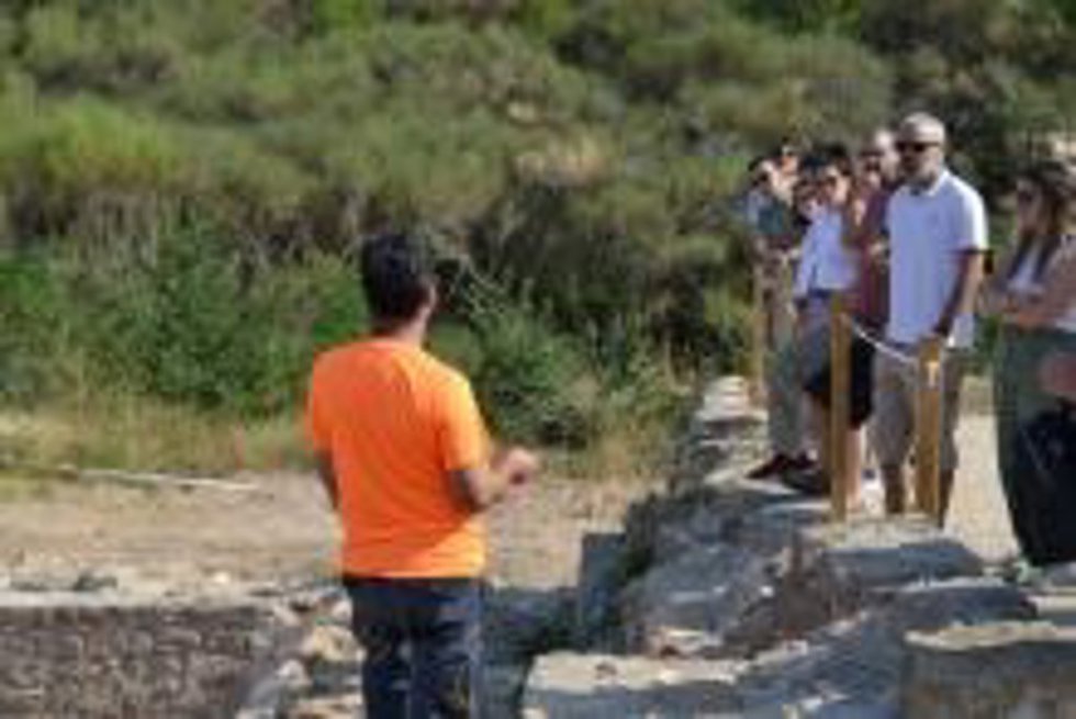 Visita al yacimiento.