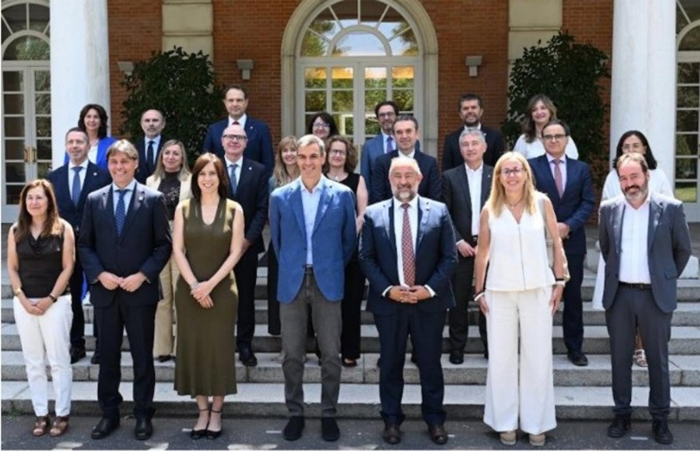 Reunión Pedro Sánchez y CRUE