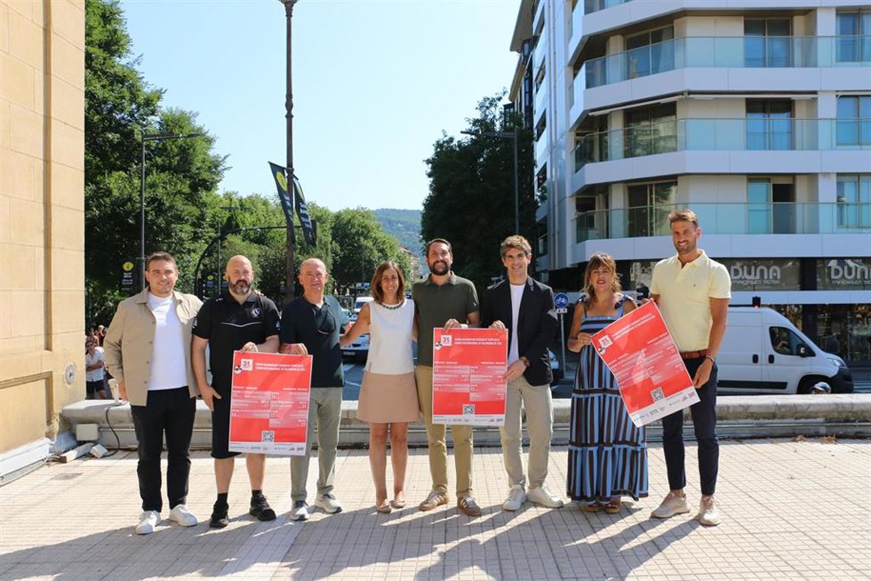 Presentación del Torneo Internacional de Balonmano de Egia