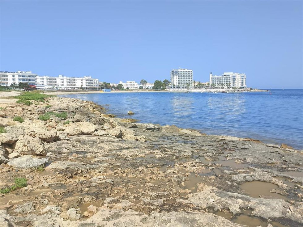 Uno de los puntos de Cala de Bou donde se recogieron las muestras.