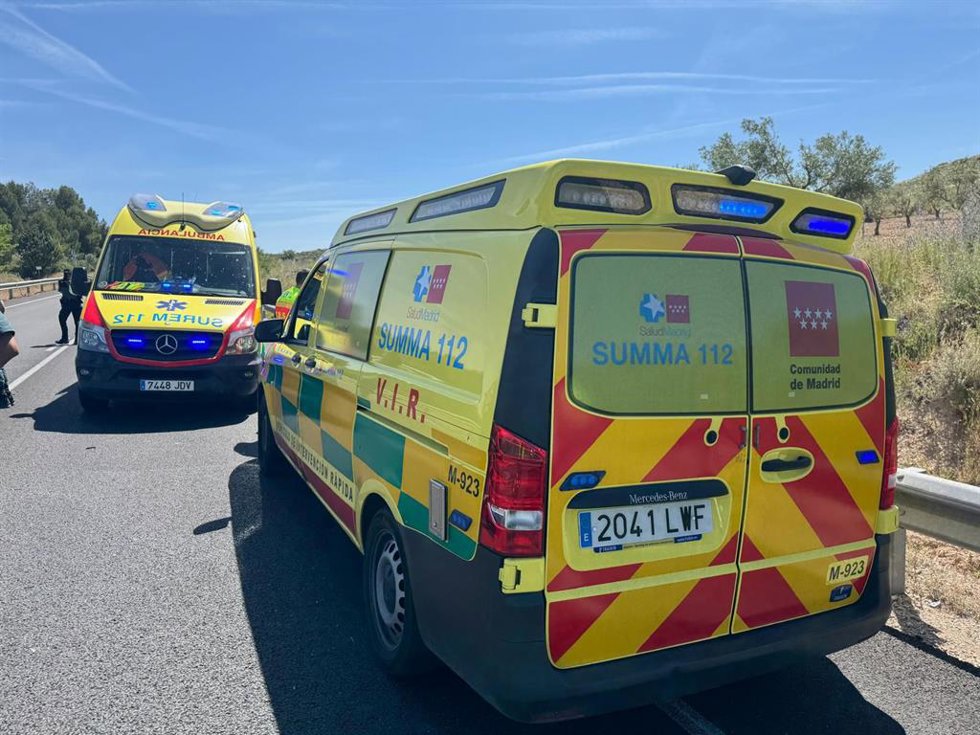 Archivo - Recurso de ambulancias del SUMMA112