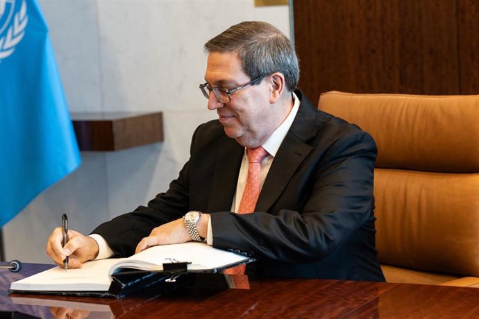 El ministro de Exteriores de Cuba, Bruno Rodríguez