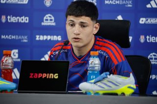 Futbol, Presentacion de Gonzalo Reyna aUniversidad de Chile.  Universidad de Chile presenta a su nuevo refuerzo Gonzalo Reyna para integrarse al plantel del segundo semestre  21/07/2026  Diego Martin/Photosport    Football, Presentation of Gonzalo Reyna