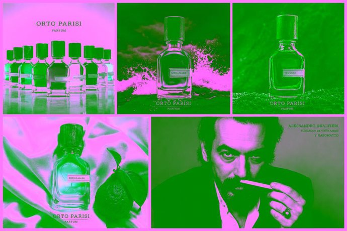 Orto Parisi con el perfumista
