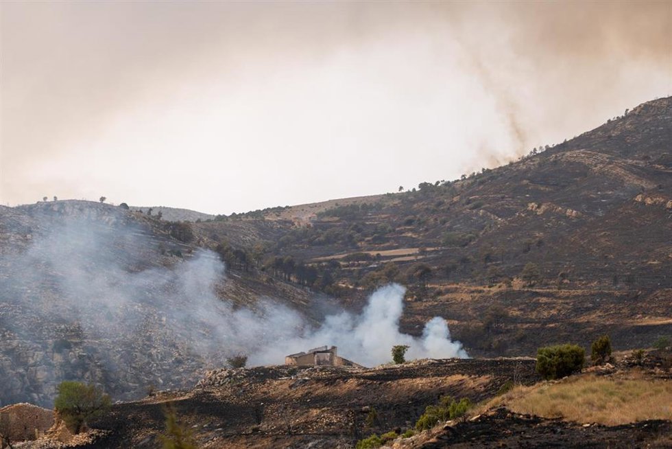Incendio forestal de Ejulve (Teruel)