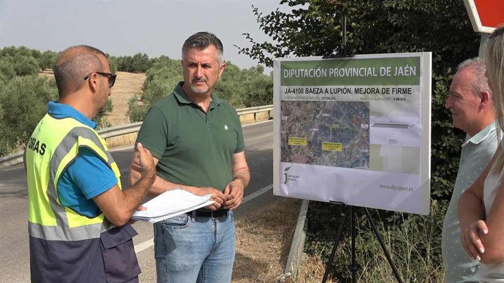 Presentación del proyecto de intervención en la carretera JA-4108, que conecta las localidades de Baeza y Lupión