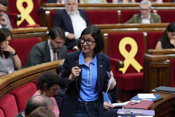 La consellera d'Interior i Seguretat Pública de la Generalitat, Núria Parlon