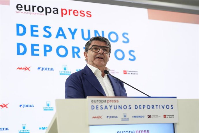 Luis García Abad, director general del Gran Premio de España de F1, en los Desayunos Deportivos de Europa Press.
