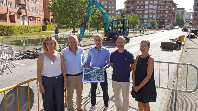 Obras de acceso a Pola de Siero