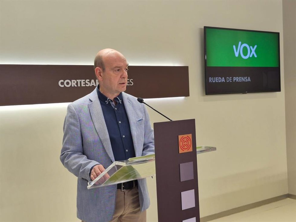 El portavoz de Vox, Santiago Morón.