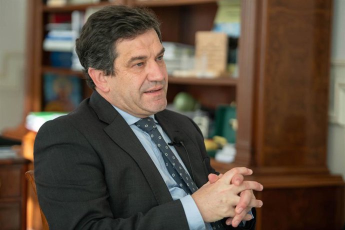 Archivo - El presidente de la Diputación de Ciudad Real, Miguel Ángel Valverde
