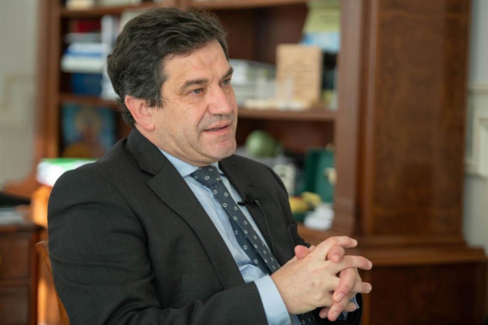Archivo - El presidente de la Diputación de Ciudad Real, Miguel Ángel Valverde