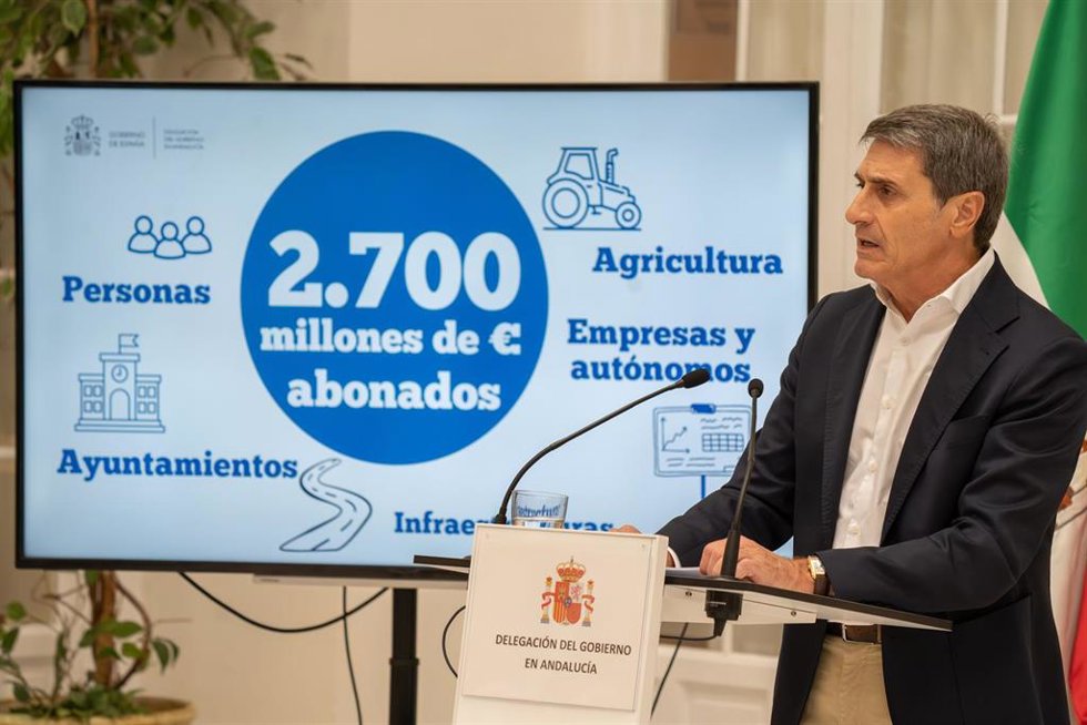 El delegado del Gobierno de España en Andalucía, Pedro Fernández.