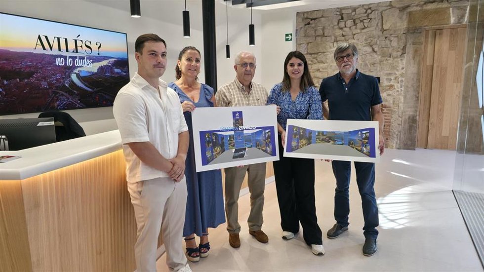 Presentación del estand Feria Internacional de Muestras de Asturias (Fidma) 2026 de la Comarca Avilés.