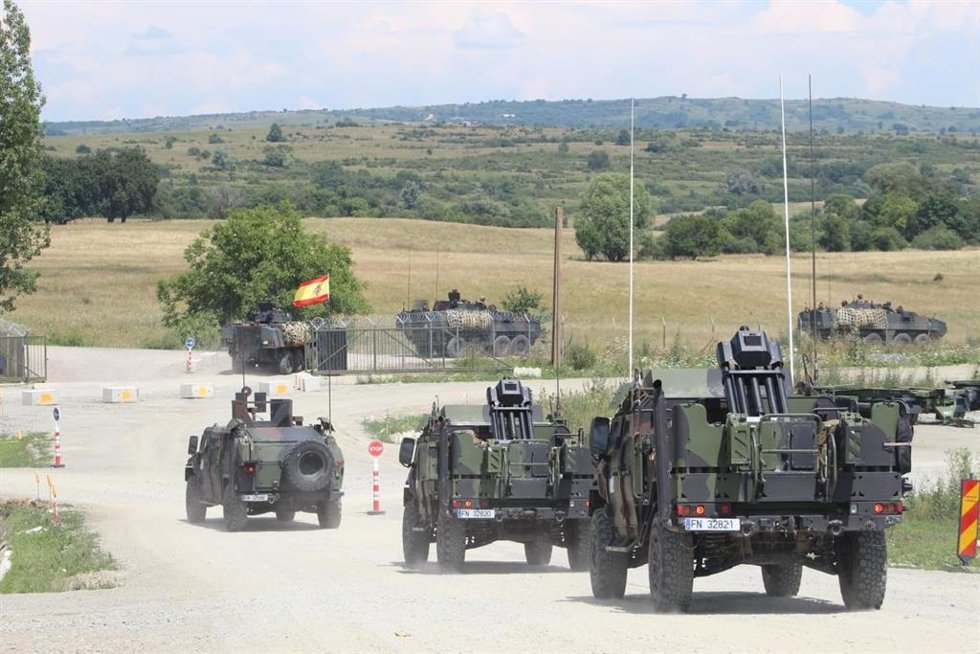 La Fuerza de Infantería de Marina desplegada en Rumanía evalúa su capacidad de reacción ante una situación de crisis.
