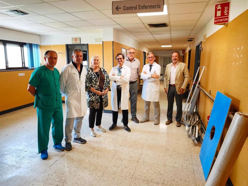 Visita a las obras del Hospital Infanta Elena de Huelva para conocer las obras a desarrollar.