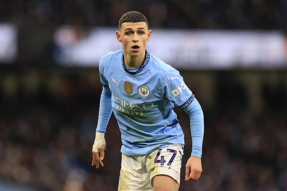 Archivo - El futbolista inglés Phil Foden en el partido del Manchester City - West Ham United de la Premier League.