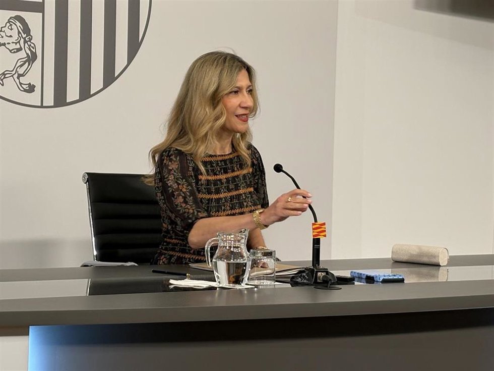 Archivo - La vicepresidenta del Gobierno de Aragón, Mar Vaquero.