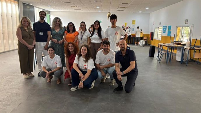 Participantes en la Escuela de Verano para adolecentes de Alcalá de Guadaíra (Sevillas)