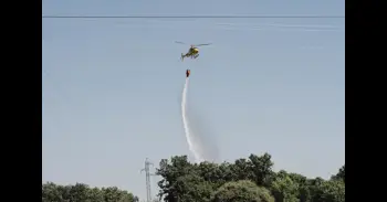 Activada la UME por el incendio de Almorox (Toledo), con Villa del Prado confinada y dos carreteras cortadas