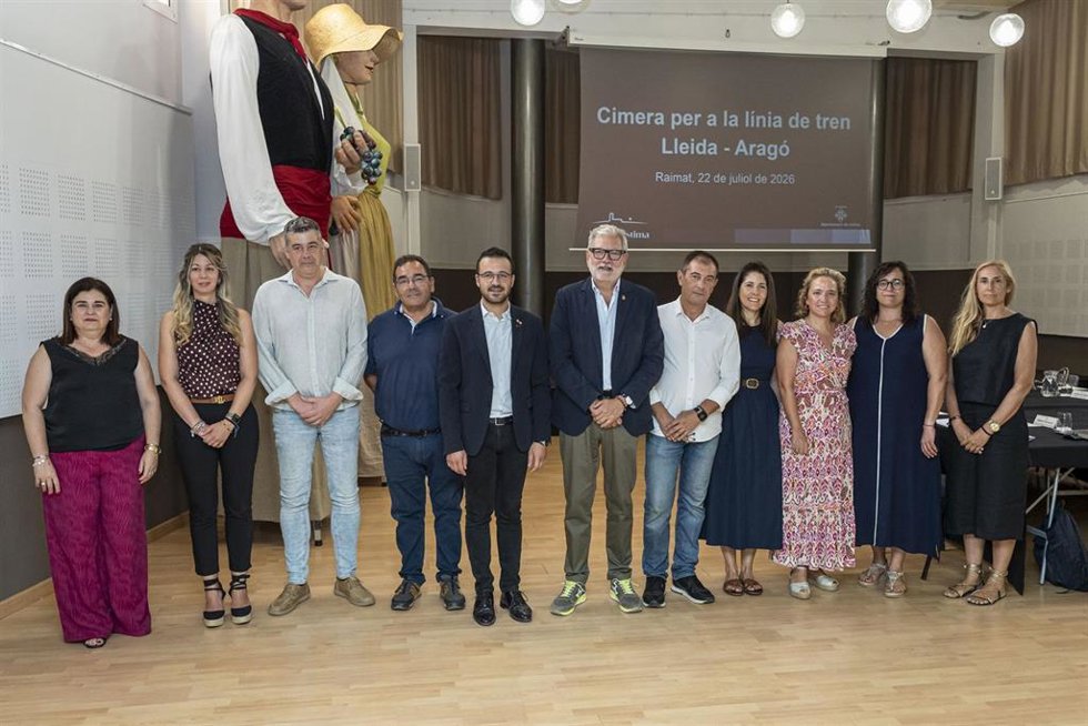 Los participantes en la reunión