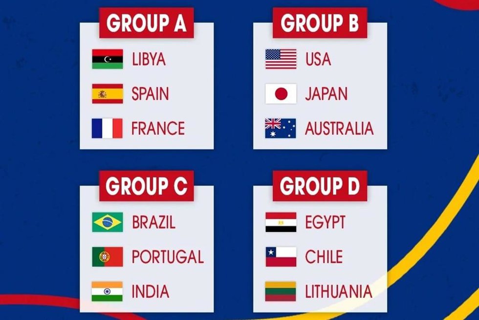 Libia y Francia, rivales de España en la primera ronda del Campeonato del Mundo de balonmano en silla de ruedas.