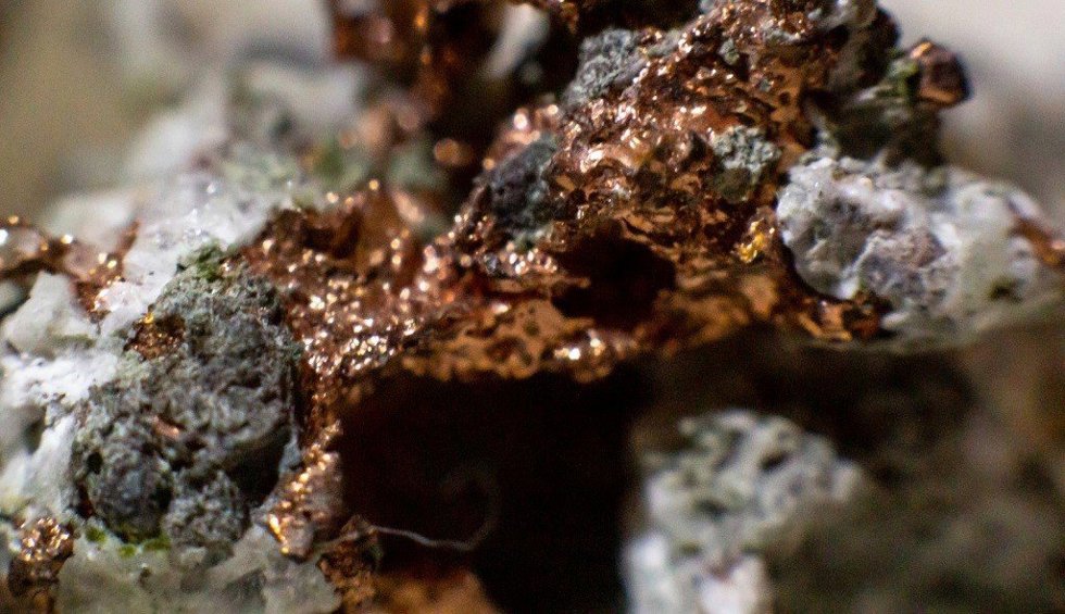 Archivo - Mineral de cobre.
