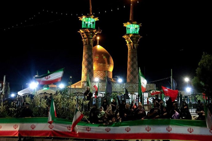 Una protesta a favor de Irán en el marco de los ataques de Estados Unidos