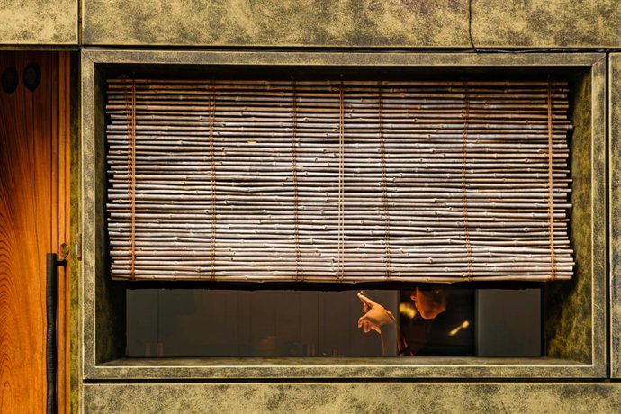 “Sudare”, Una Cortina Tradicional Japonesa Hecha De Bambú