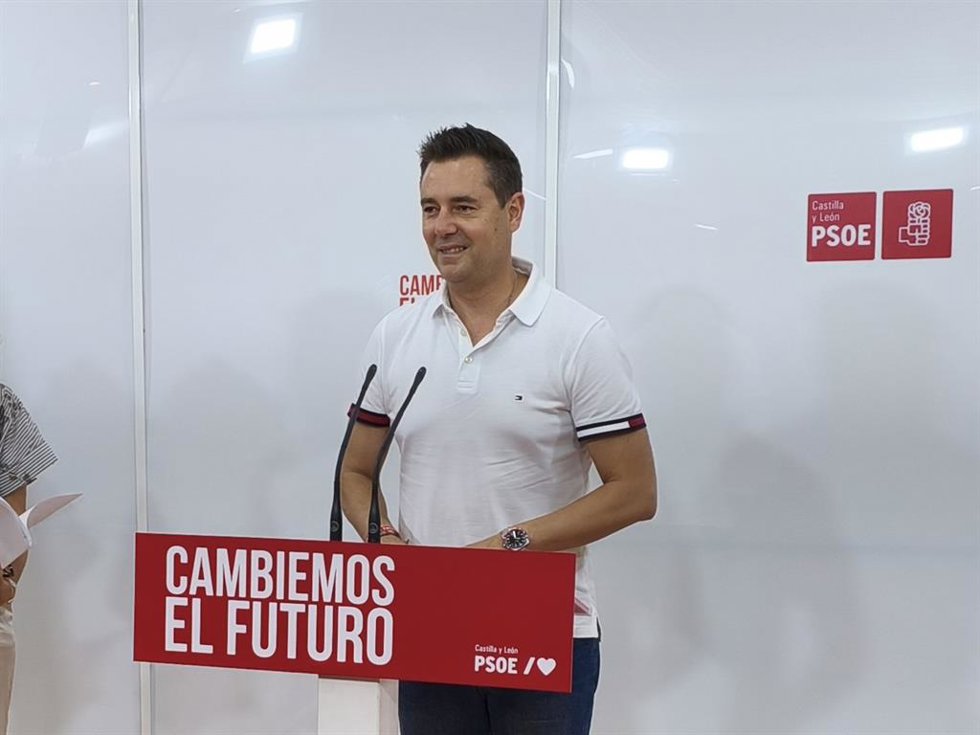 El secretario de Organización del PSOE de Castilla y León, Daniel de la Rosa.