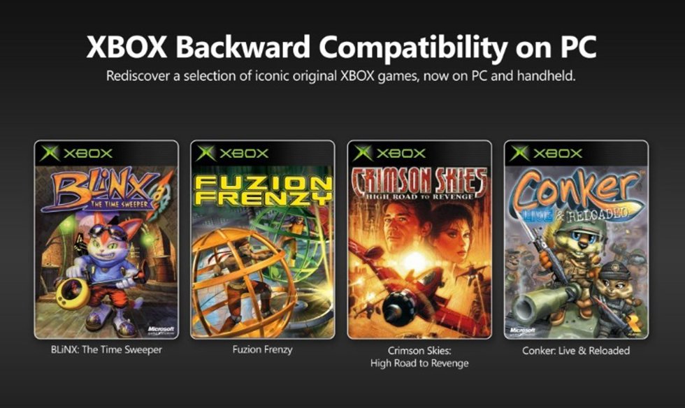 Primero juegos de Xbox de la función retrocompatibilidad con PC