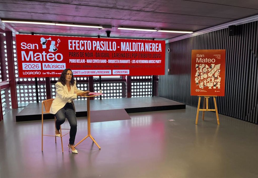 Laura Rivas, concejala de Festejos, presenta la programación musical de San Mateo 2026