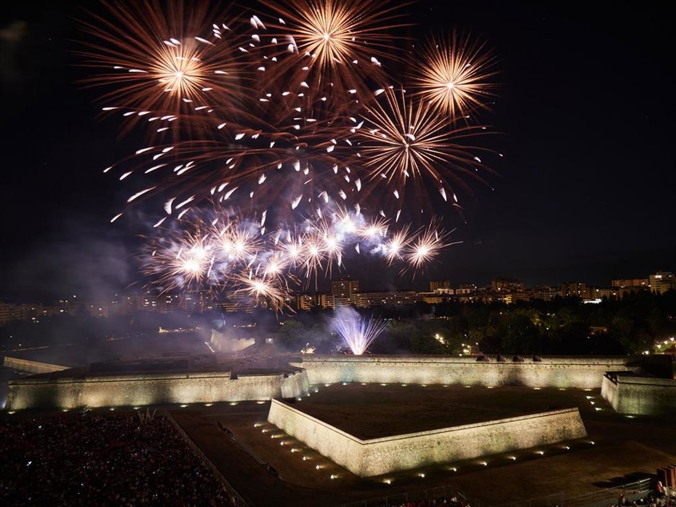 Archivo - XXIV Concurso Internacional de Fuegos Artificiales ‘San Fermín’ 2025.
