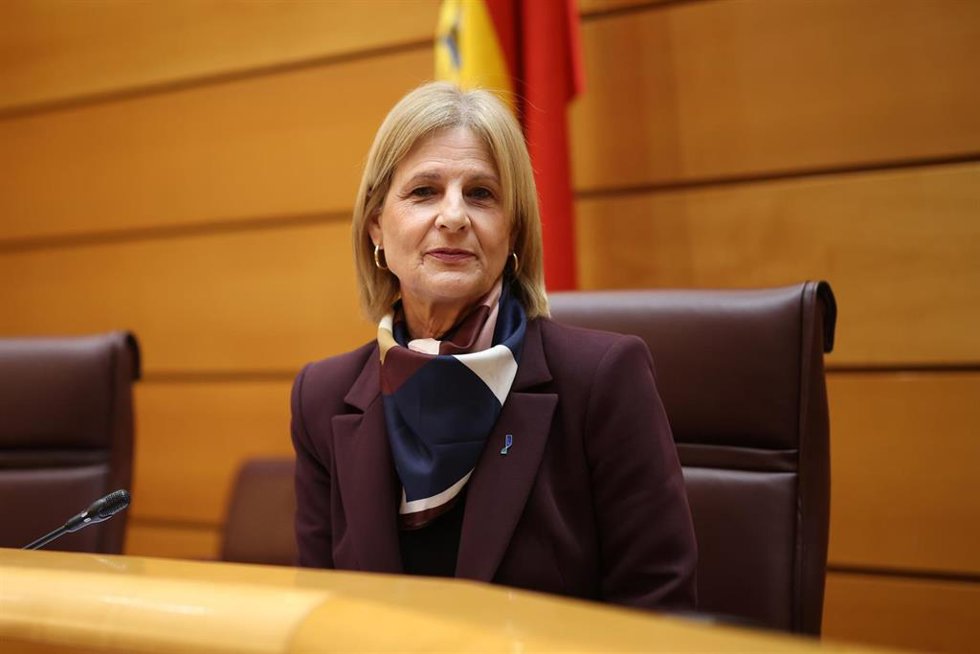 Archivo - La Presidenta de la Federación Española de Municipios y Provincias (FEMP), María José García-Pelayo Jurado, comparece ante la Comisión General de las Entidades Locales, en el Senado, a 11 de marzo de 2026, en Madrid (España).