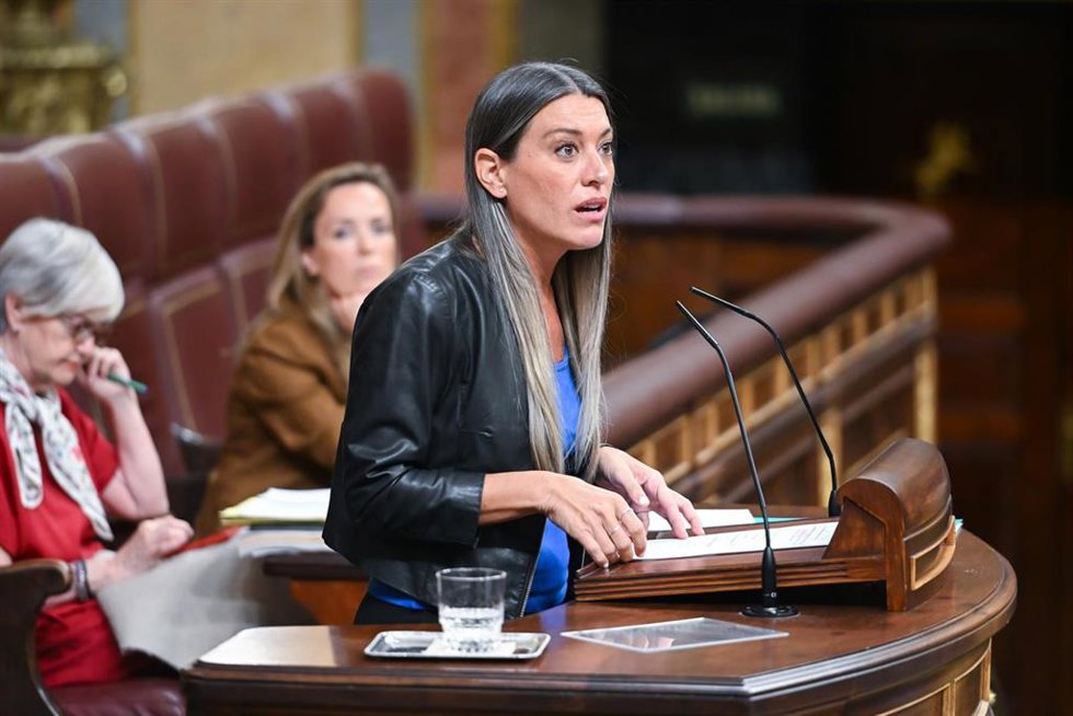 La portavoz de Junts en el Congreso, Miriam Nogueras.