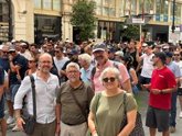 Foto: Sindicatos se manifiestan en Sevilla para reclamar un convenio que "reconozca el esfuerzo" de la plantilla de Airbus