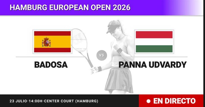 Paula Badosa - Panna Udvardy: resumen y estadísticas del partido de Octavos de final de Hamburg European Open