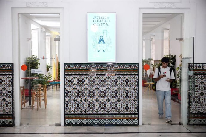 La Térmica crea un Refugio Climático Cultural para ofrecer un espacio gratuito de descanso, lectura y encuentro