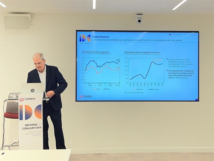 El jefe del Gabinete de Estudios Económicos de la Cámara de Barcelona, Joan Ramon Rovira