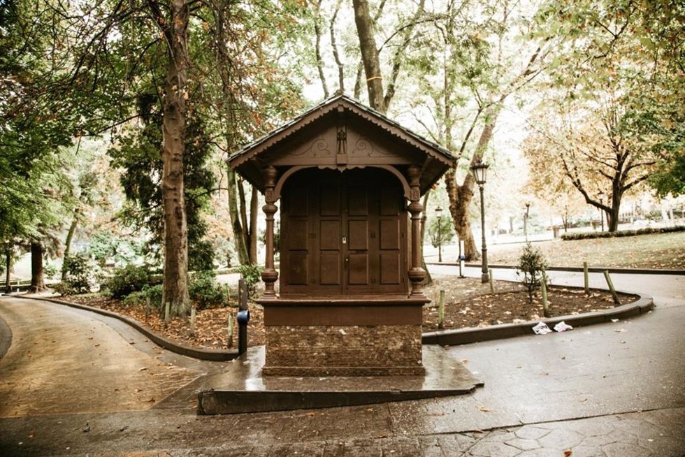 Quiosco de 'La Chucha', en Oviedo.