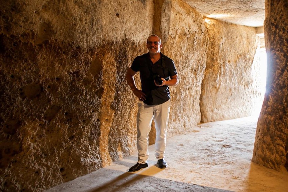 El arqueólogo Leonardo García