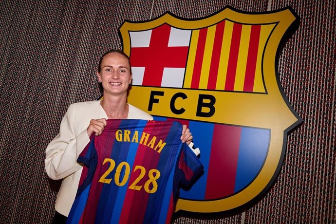 La jugadora del Barça Femení Caroline Graham Hansen
