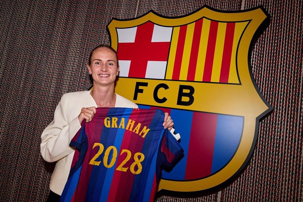 La jugadora del Barça Femení Caroline Graham Hansen